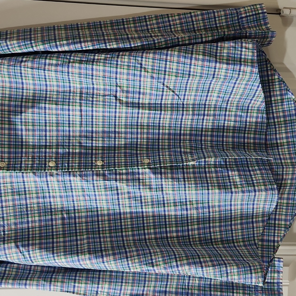 Ralph Lauren Multicolor Plaid Button Down Shirt Size Xl